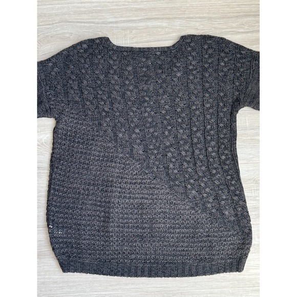 Women's Long Sleeve Brown Wool Blend Pullover Knit Sweater XL  Academia Cozy - Picture 7 of 9